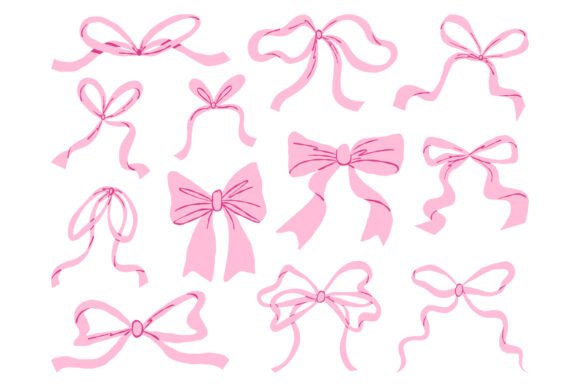 A Graphic Designer Reviews a Feminine Bow Illustration Set