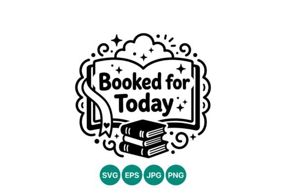 Booked for Today Book Vector: Graphics & Illustrations