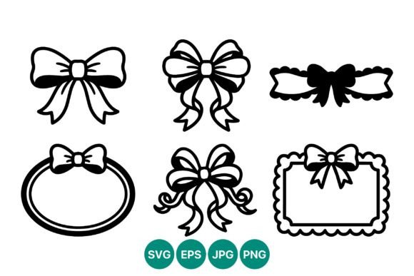 Bow Clip Art Set: Graphics & Illustrations for Brand Builders