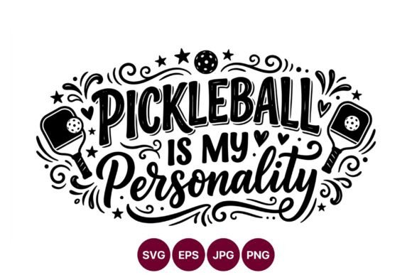 Pickleball is My Personality Hand