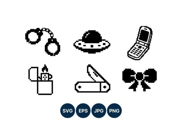 Pixel Art Graphics: A Timeless Retro Icon Set