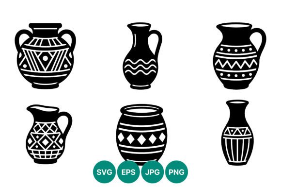 Tribal Pottery Vector Art: Graphics & Illustrations Review